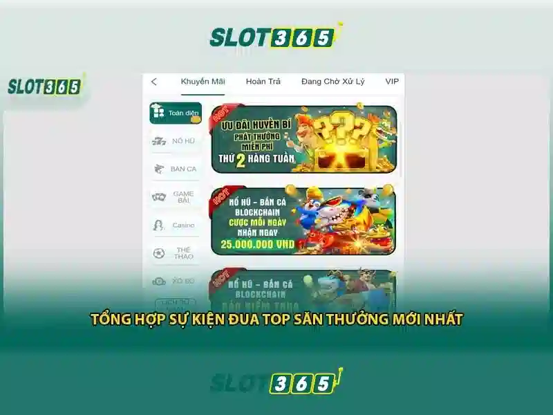 Slot365: Khai phá thế giới game slot online Giao diện nhà cái hoàn hảo